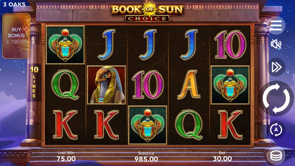 игровой автомат Book of Sun