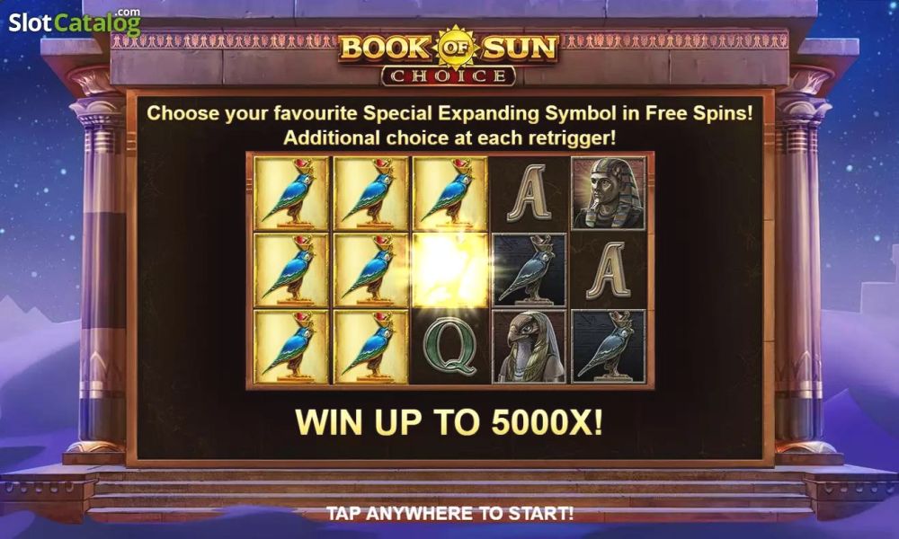 бесплатная бонусная игра в Book of Sun